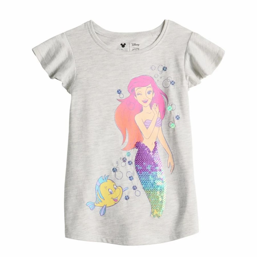 Girls Clothing * | Disney'S Girls 4-12 Flounce Tee By Jumping Beans