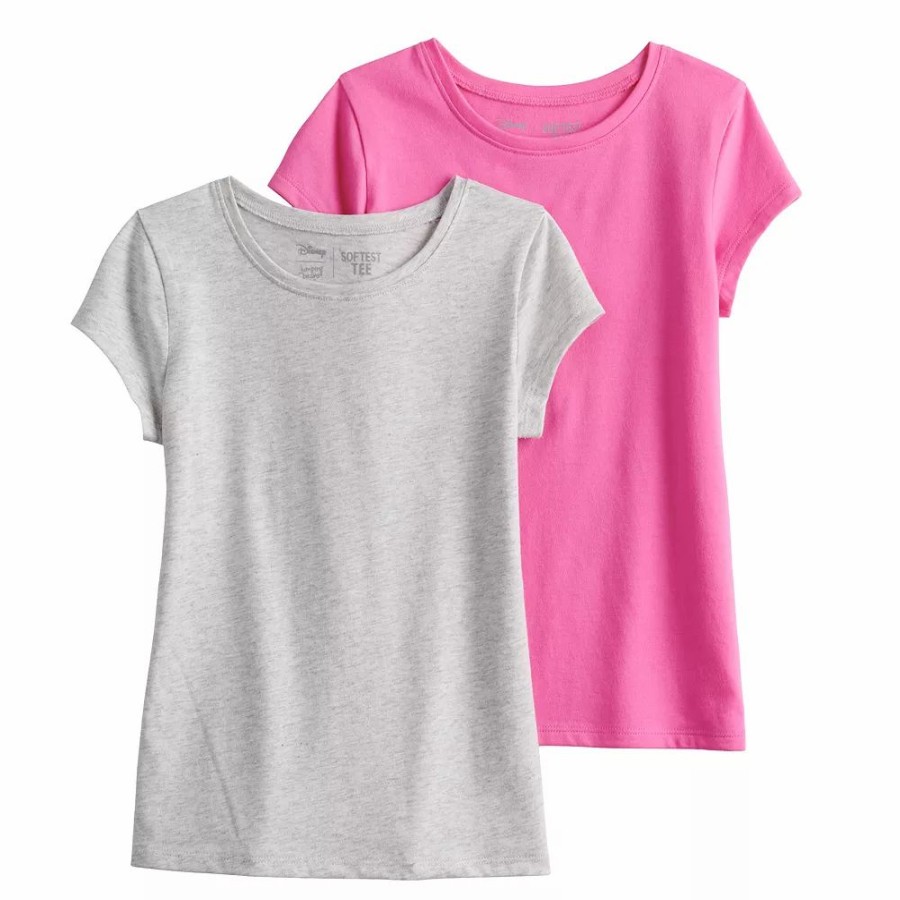 Girls Clothing * | Girls 4-12 Jumping Beans 2-Pack Short Sleeve Core Tee