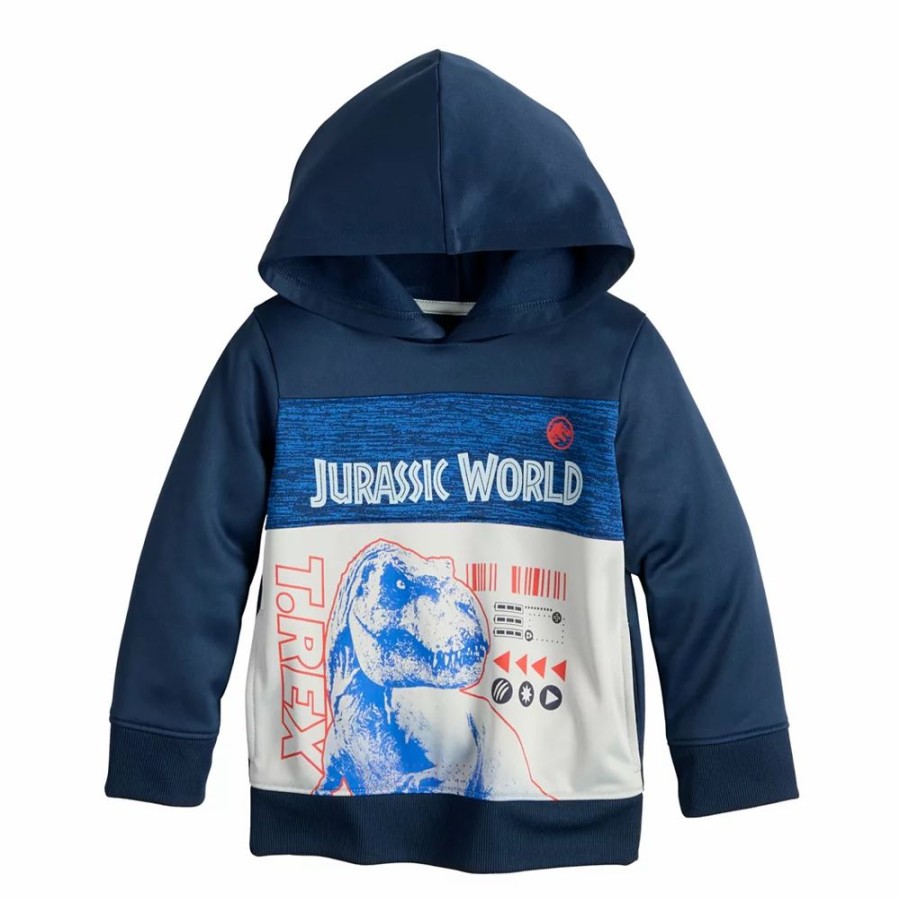 Boy Clothing * | Toddler Boy Jumping Beans Active Fleece Jurassic World Hoodie