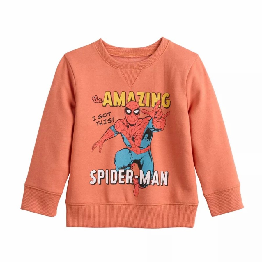 Boy Clothing * | Toddler Boy Jumping Beans Marvel The Amazing Spider-Man "I'Ve Got This!" Crewneck Graphic Sweatshirt