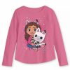 Girls Clothing * | Toddler Girl Jumping Beans Gabby'S Dollhouse Purrfect Friends Long-Sleeve Graphic Tee