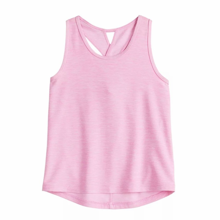 Girls Clothing * | Girls 4-12 Jumping Beans Cross Back Active Tank Top