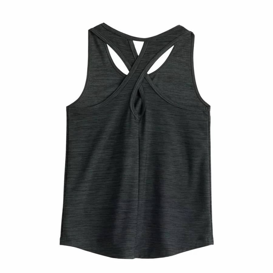 Girls Clothing * | Girls 4-12 Jumping Beans Cross Back Active Tank Top