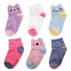 Girls Clothing * | Baby / Toddler Girl Jumping Beans 6-Pack Low-Cut Softest Animal Socks