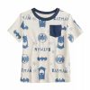 Boy Clothing * | Toddler Boy Jumping Beans Dc Comics Batman Allover Print Pocket Tee