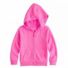 Girls Clothing * | Toddler Girl Jumping Beans French Terry Zip-Up Sweatshirt