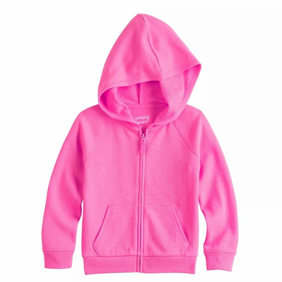 Girls Clothing * | Toddler Girl Jumping Beans French Terry Zip-Up Sweatshirt