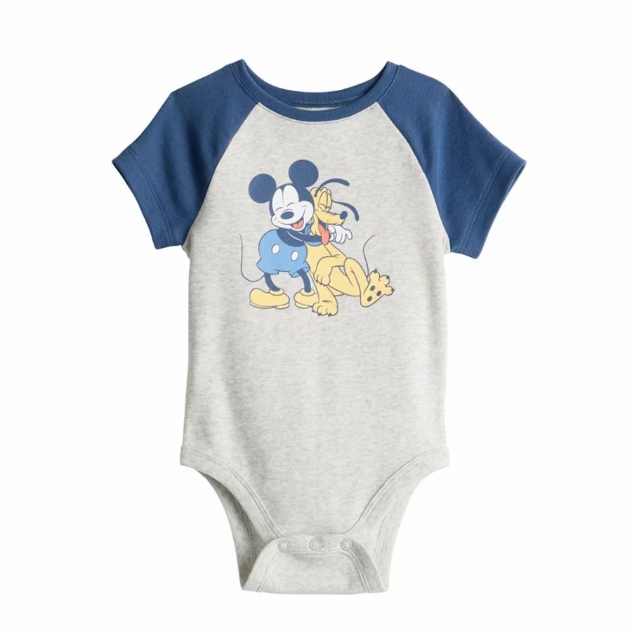 Boy Clothing * | Disney'S Mickey Mouse Baby Graphic Bodysuit By Jumping Beans