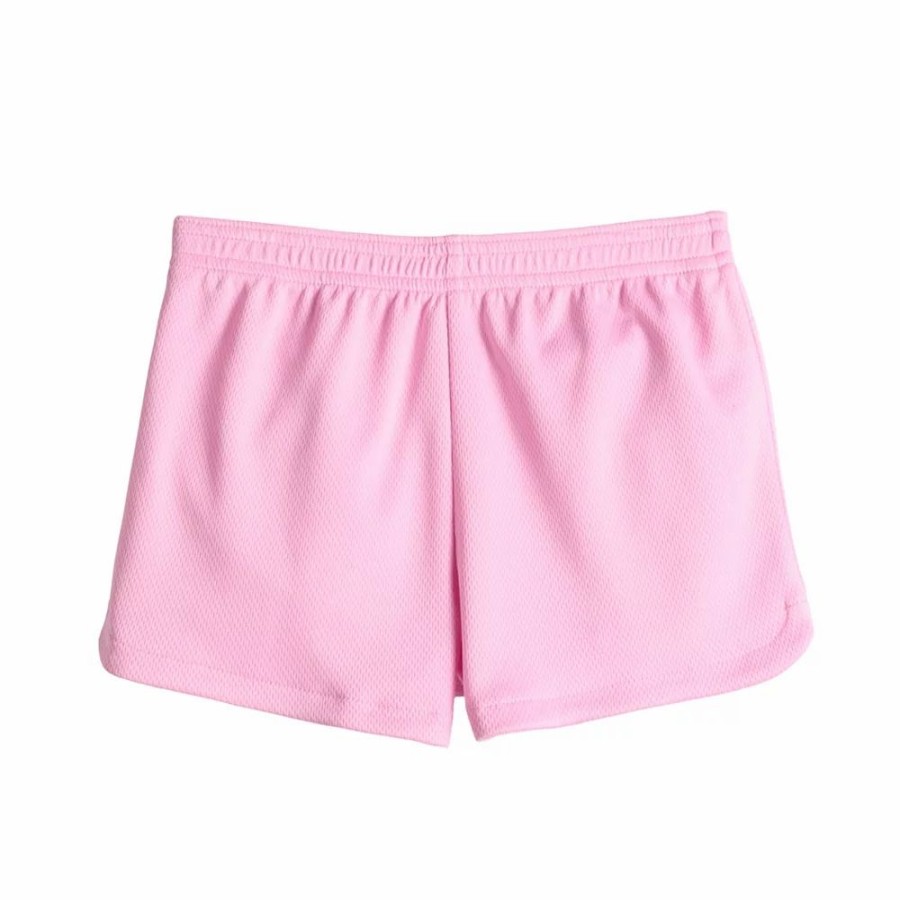 Girls Clothing * | Girls 4-12 Jumping Beans Dolphin-Hem Mesh Shorts