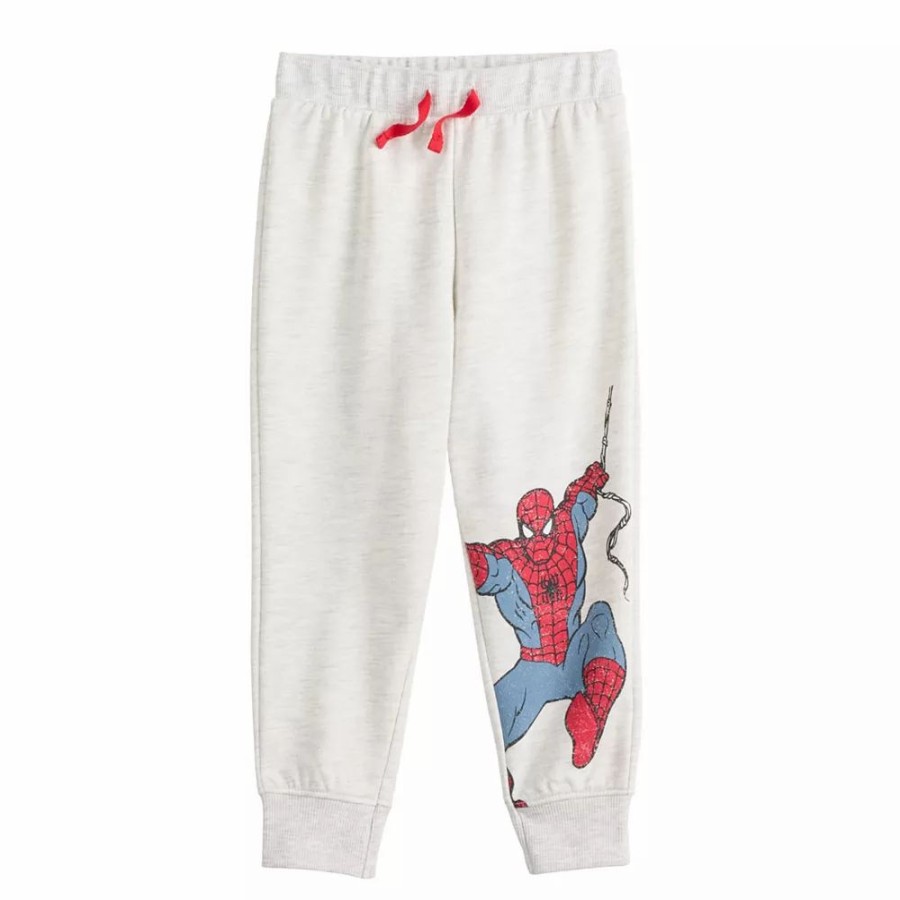 Boy Clothing * | Toddler Boy Jumping Beans Fleece Marvel Spider-Man Pants