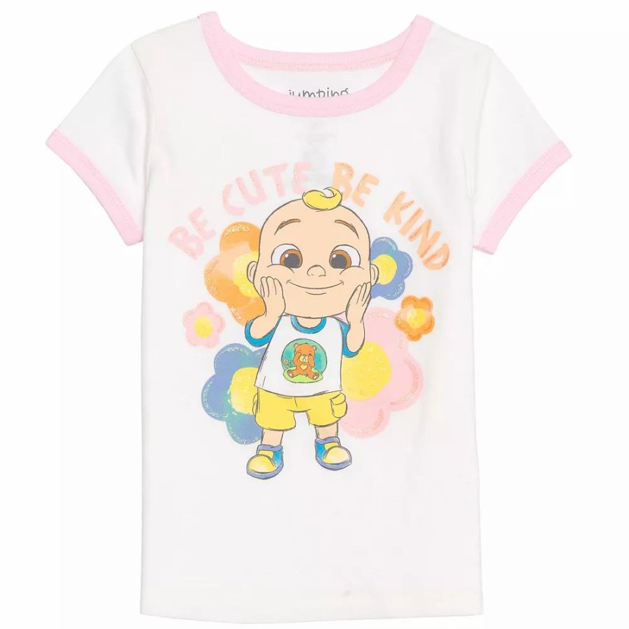 Girls Clothing * | Toddler Girl Jumping Beans Cocomelon "Cute To Be Kind" Graphic Tee