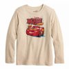 Boy Clothing * | Disney / Pixar Cars Boys 4-12 Lightning Mcqueen Adaptive Double Layer Tee By Jumping Beans