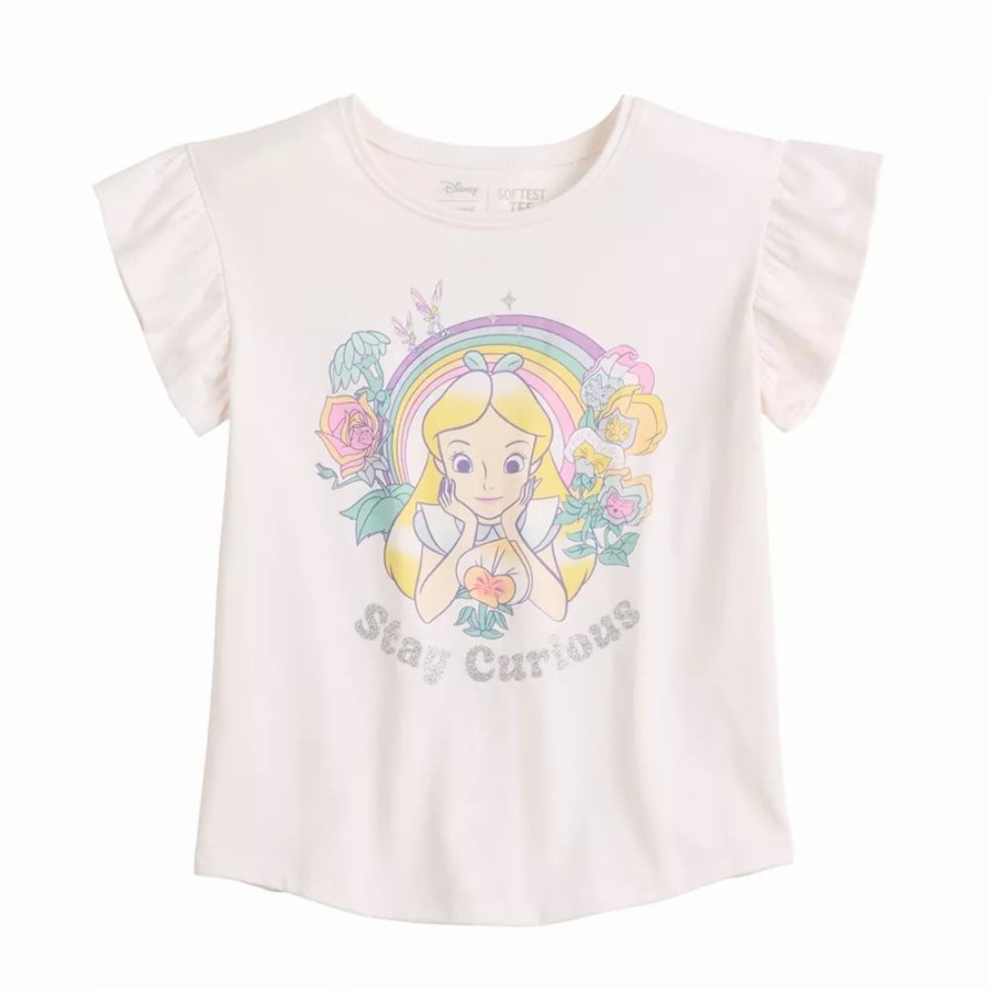 Girls Clothing * | Disney'S Alice & Wonderland Girls 4-12 Alice Graphic Tee By Jumping Beans