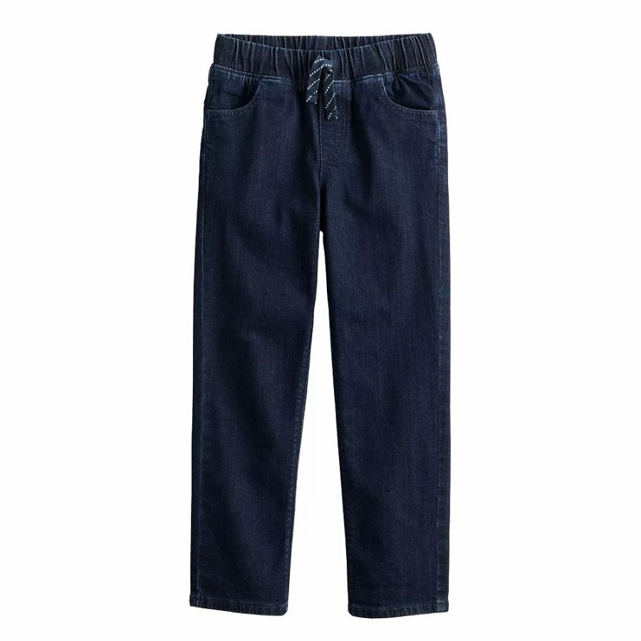 Boy Clothing * | Boys 4-12 Jumping Beans Pull On Denim Pants In Regular, Slim & Husky