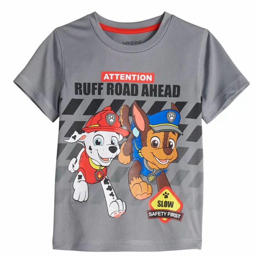 Boy Clothing * | Toddler Boy Jumping Beans Paw Patrol Ruff Road Ahead Graphic Tee