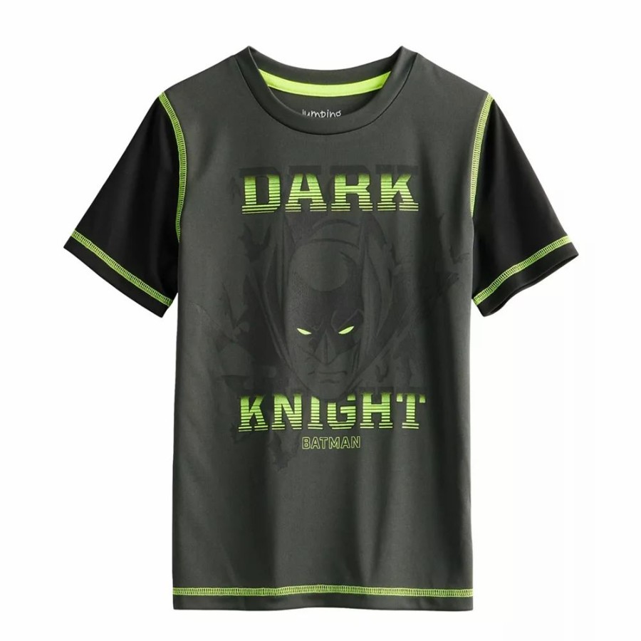 Boy Clothing * | Boys 4-12 Jumping Beans Dc Comics The Dark Knight Active Tee