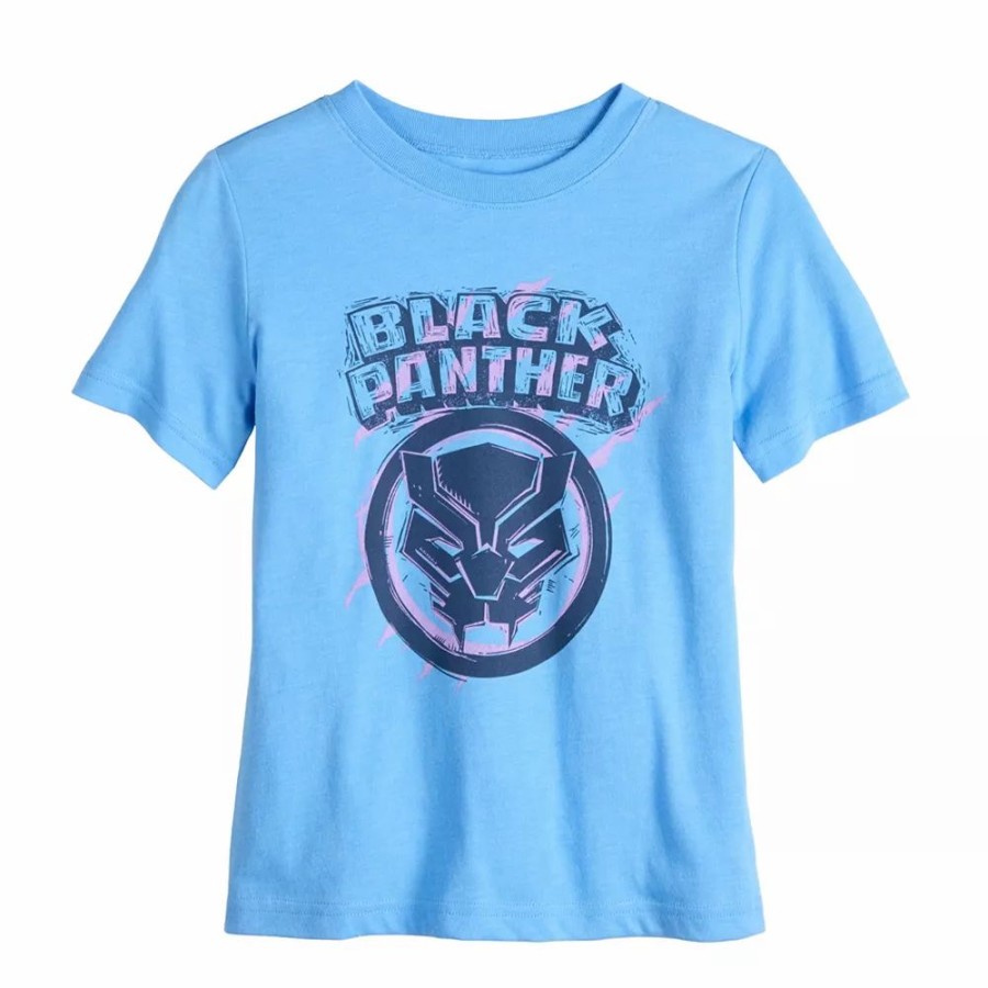 Boy Clothing * | Boys 4-12 Jumping Beans Black Panther Graphic Tee