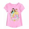 Girls Clothing * | Disney Princesses Girls 4-12 Graphic Tee By Jumping Beans