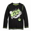 Boy Clothing * | Boys 4-12 Jumping Beans Star Wars Neon Vintage Long Sleeve Graphic Tee