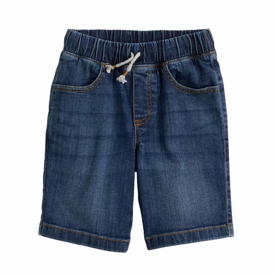 Boy Clothing * | Boys 4-12 Jumping Beans Pull On Denim Shorts