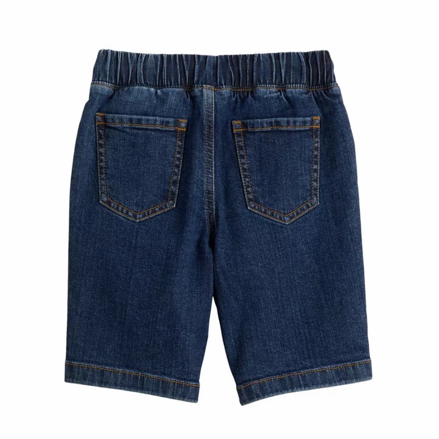 Boy Clothing * | Boys 4-12 Jumping Beans Pull On Denim Shorts