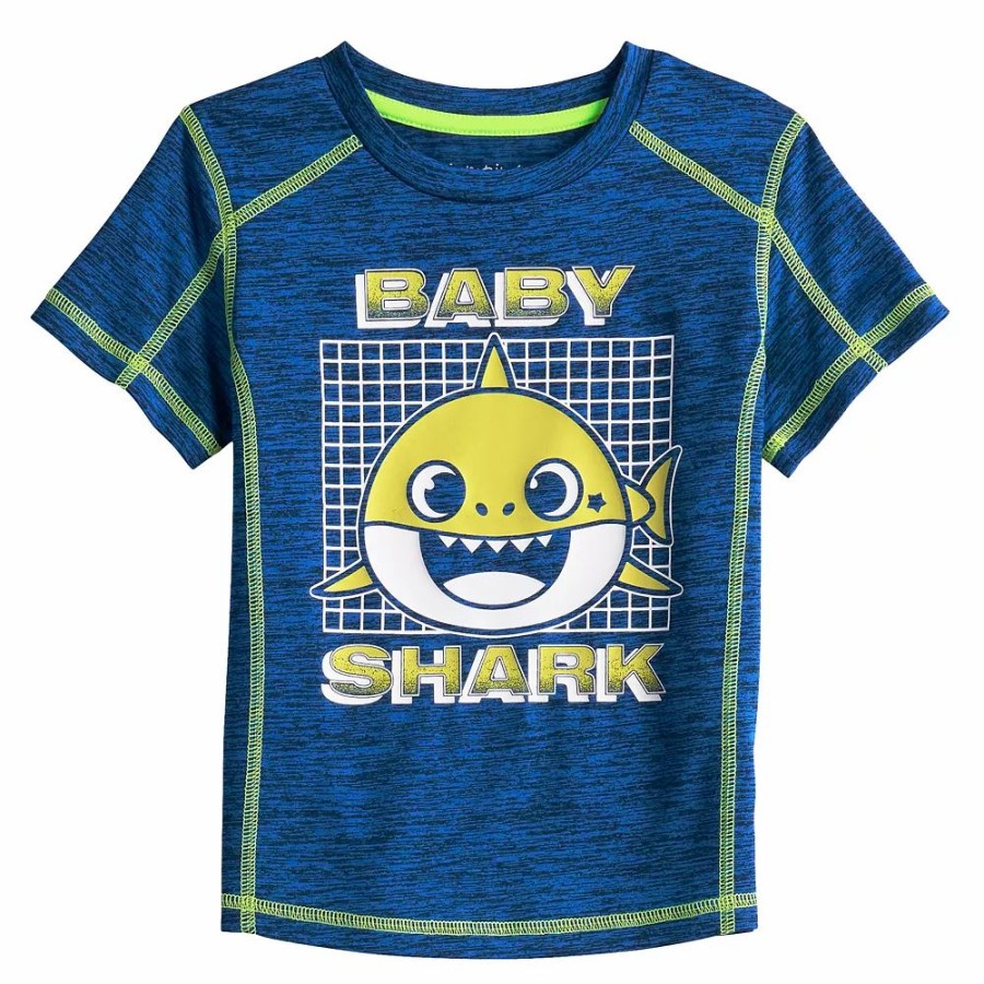 Boy Clothing * | Toddler Boy Jumping Beans Baby Shark Graphic Tee