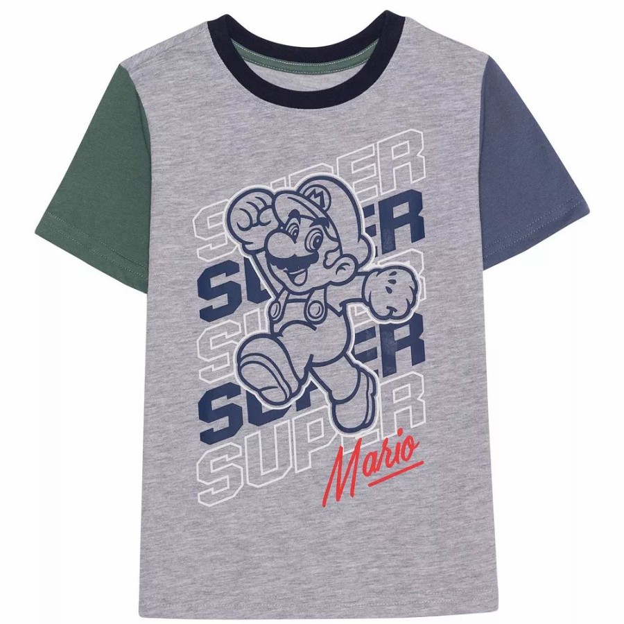 Boy Clothing * | Boys 4-12 Jumping Beans Nintendo Mario Graphic Tee