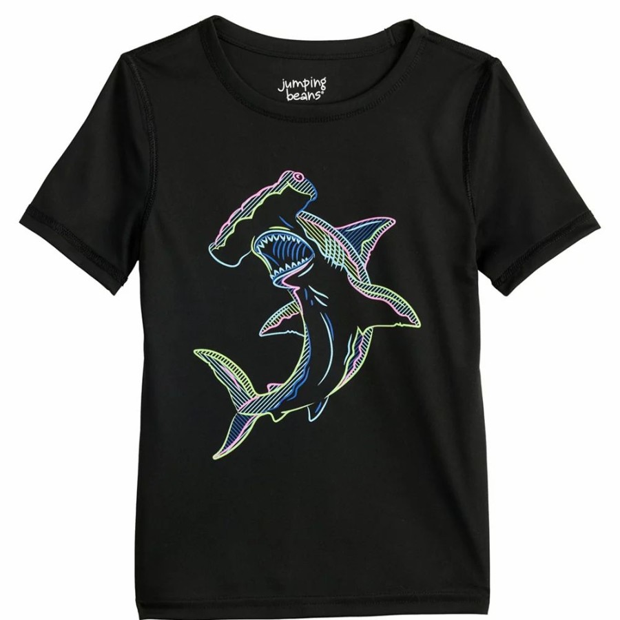 Boy Clothing * | Toddler Boy Jumping Beans Hammerhead Shark Adaptive Active Tee