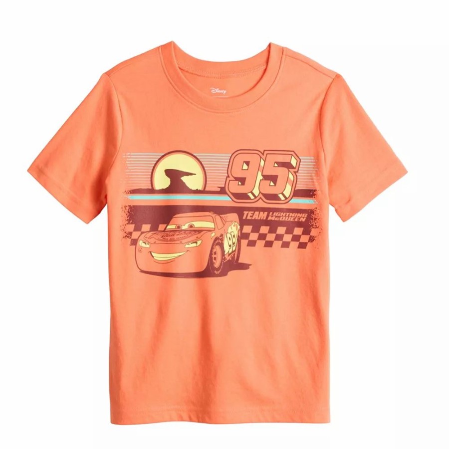 Boy Clothing * | Disney / Pixar Cars Toddler Boy Lightning Mcqueen Tee By Jumping Beans