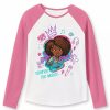 Girls Clothing * | Girls 4-12 Jumping Beans Karma'S World "Change The World" Raglan Sleeve Graphic Tee