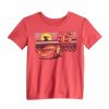 Boy Clothing * | Toddler Boy Disney / Pixar Cars Lightning Mcqueen Short Sleeve Graphic Tee By Jumping Beans