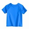 Boy Clothing * | Toddler Boy Jumping Beans Solid Raglan Rash Guard Top