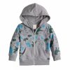 Boy Clothing * | Toddler Boy Jumping Beans Graphics French Terry Graphic Zip Hoodie