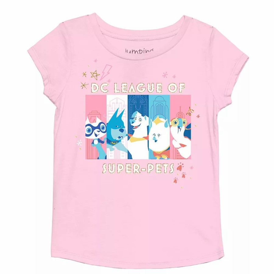 Girls Clothing * | Toddler Girl Jumping Beans Dc League Graphic Tee