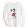 Boy Clothing * | Disney'S Mickey Mouse Boys 4-12 Heart Long Sleeve Graphic Tee By Jumping Beans Heart MicOnline