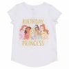 Girls Clothing * | Disney Princesses Girls 4-12 Birthday Princess Graphic Tee By Jumping Beans