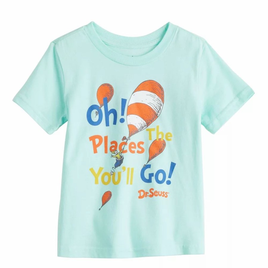 Boy Clothing * | Toddler Boy Jumping Beans Dr. Seuss Oh! The Palces You'Ll Go Graphic Tee