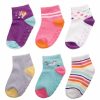 Girls Clothing * | Baby / Toddler Girl Jumping Beans 6-Pack Low-Cut Softest Unicorn Socks