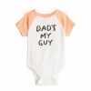 Boy Clothing * | Baby Boy Jumping Beans "Dad'S My Guy" Raglan Bodysuit