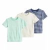 Boy Clothing * | Toddler Jumping Beans 3 Pack Striped Tee Set