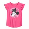 Girls Clothing * | Disney'S Minnie Mouse Girls 4-12 Flounce Tee By Jumping Beans