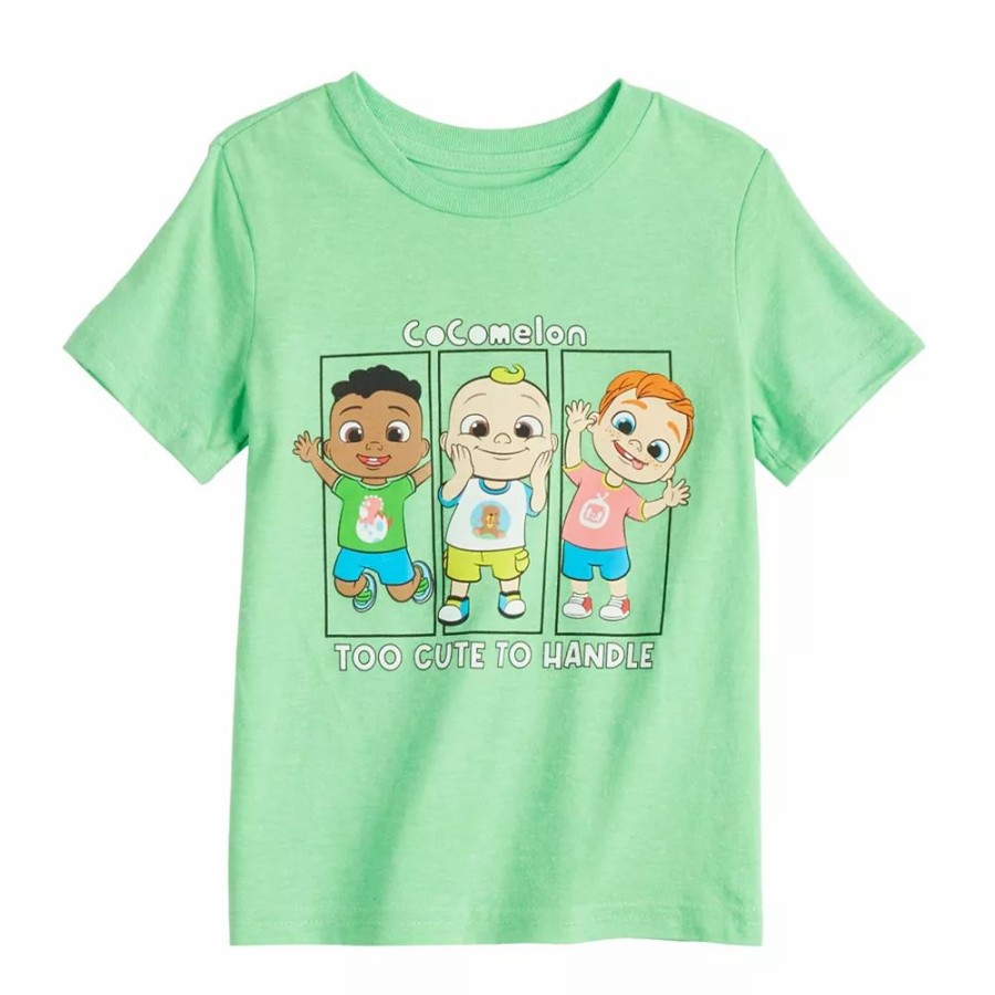 Boy Clothing * | Toddler Boy Jumping Beans Cocomelon "Too Cute To Handle" Graphic Tee