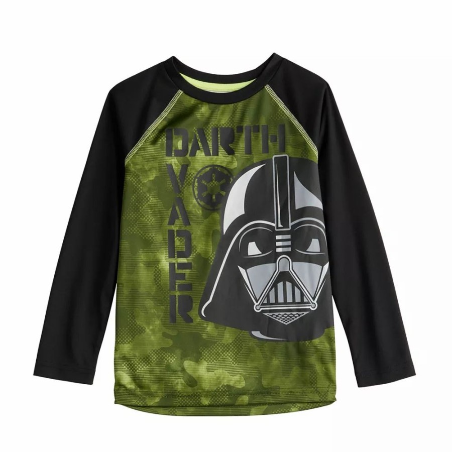 Boy Clothing * | Boys 4-12 Jumping Beans Star Wars Darth Vader Raglan Graphic Tee