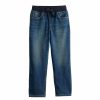 Boy Clothing * | Boys 4-12 Jumping Beans Straight Knit Jeans In Slim & Husky- Size 4 Husky Med Tint