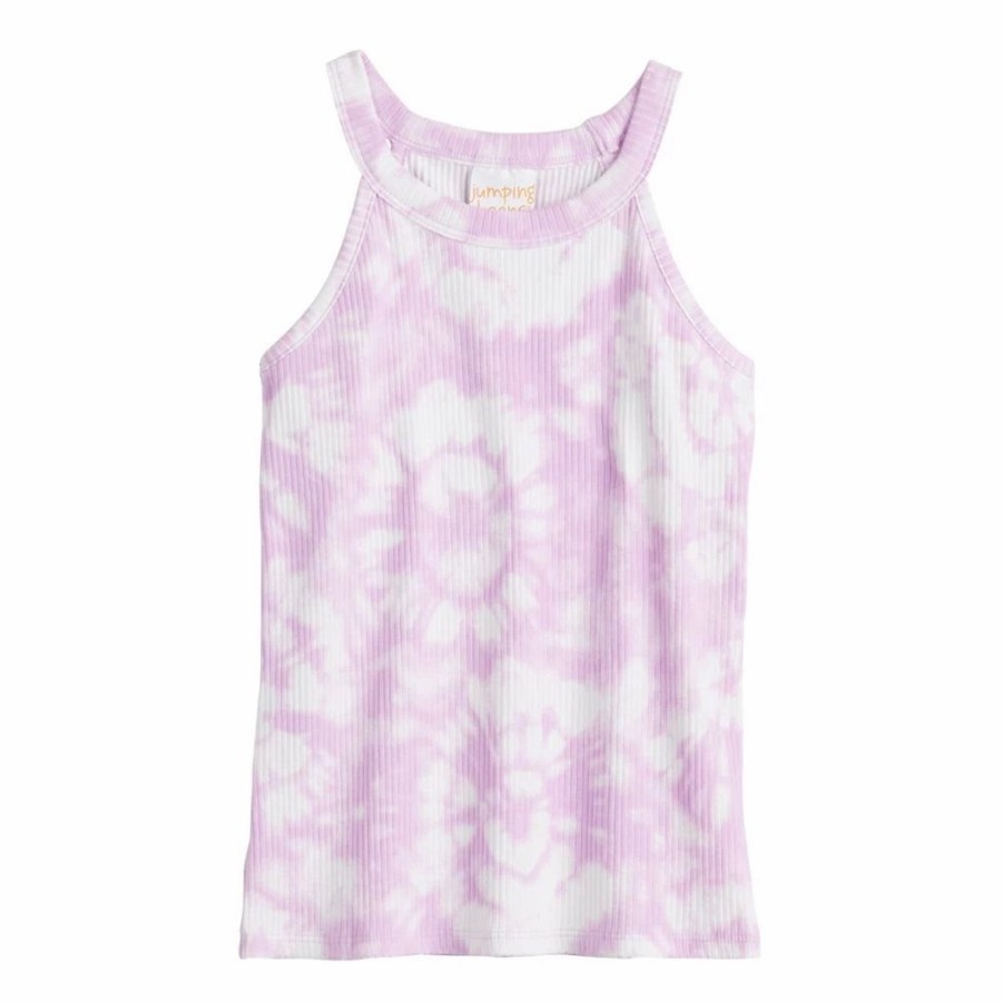 Girls Clothing * | Girls 4-12 Jumping Beans Ribbed Halter Tank Top