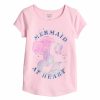 Girls Clothing * | Girls 4-12 Jumping Beans "Mermaid At Heart" Adaptive Double Layer Tee