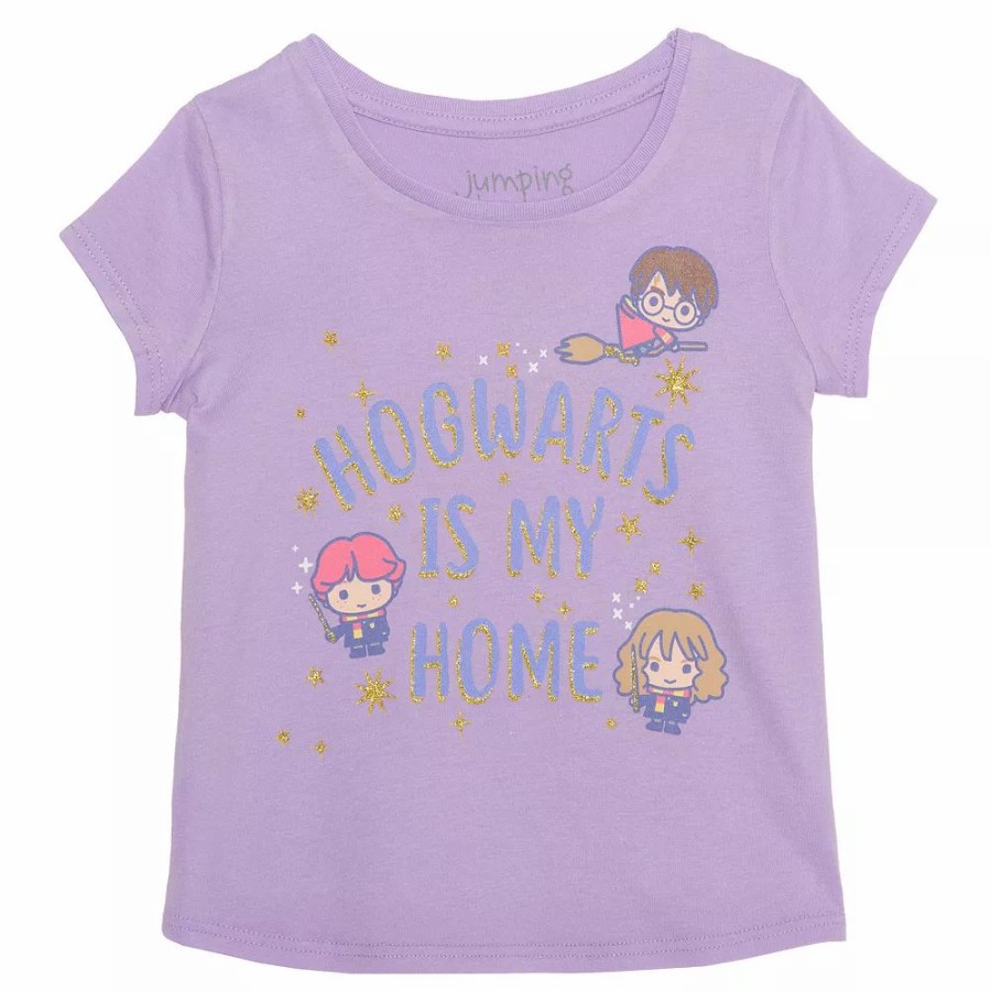 Girls Clothing * | Toddler Girl Jumping Beans Hogwarts Is My Home Graphic Tee