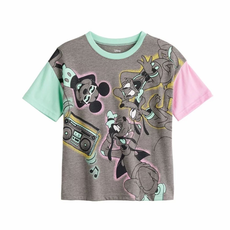 Boy Clothing * | Disney'S Mickey & Friends Toddler Boy Mickey, Pluto, Goofy & Donald Duck Graphic Tee By Jumping Beans