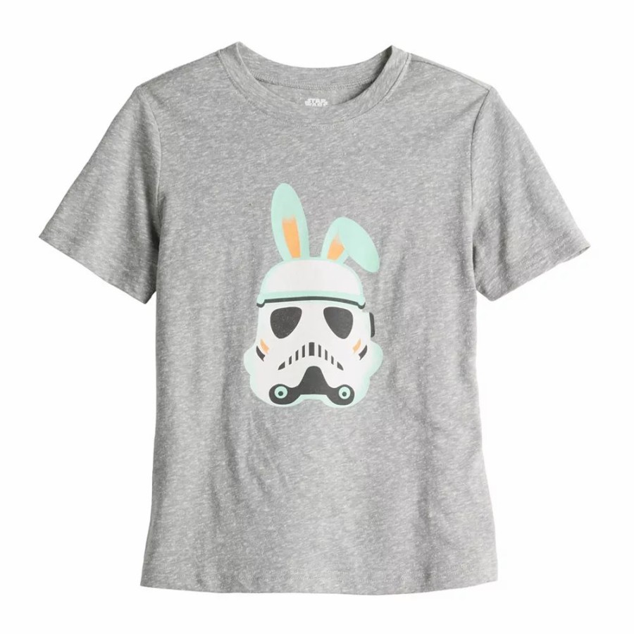 Boy Clothing * | Boys 4-12 Jumping Beans Star Wars Bunny Ears Stormtrooper Graphic Tee