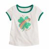 Girls Clothing * | Girls 4-12 Jumping Beans "Happy Go Lucky" Shamrock Tee